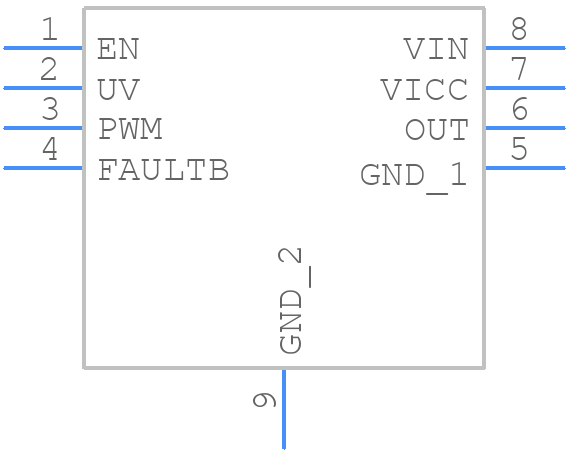 IS32LT3140B-GRLA3-TR - Lumissil Microsystems - PCB symbol