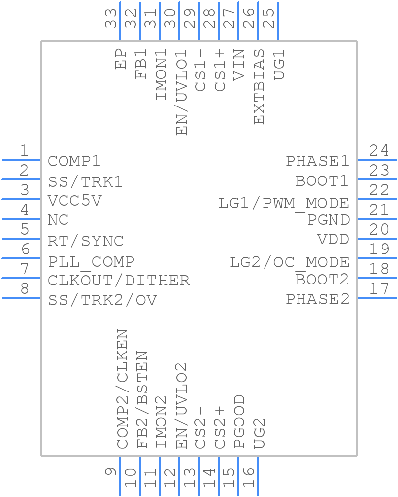 ISL81807FRTZ-T - Renesas Electronics - PCB symbol