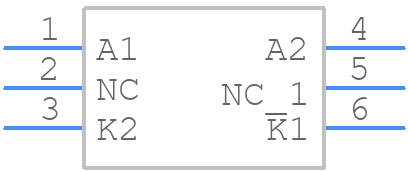 BAS40-07V - Nexperia - PCB symbol