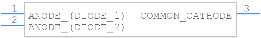 BAT54CW - Nexperia - PCB symbol