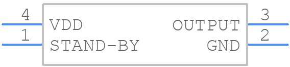 ECS-327MV-DM-TR - ECS - PCB symbol