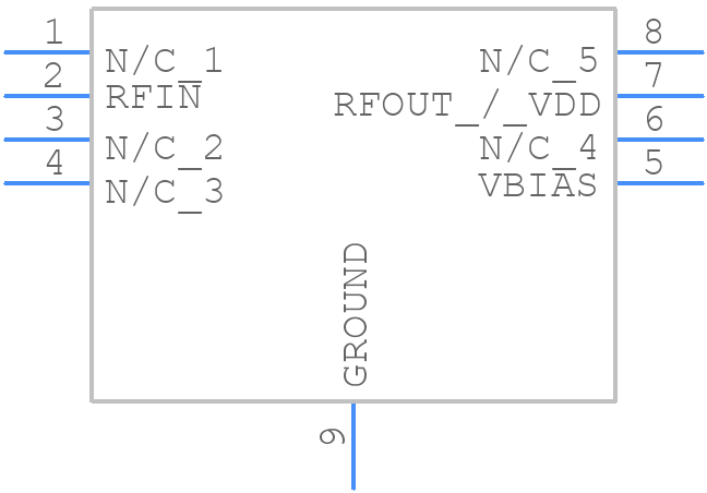 MAAM-011252-TR1000 - MACOM - PCB symbol