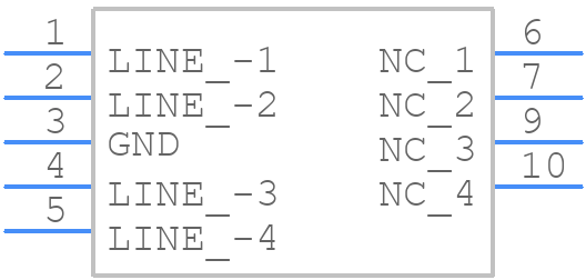 AZ1143-04F.R7G - TECH PUBLIC - PCB symbol