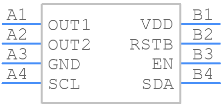 LC898301XA - onsemi - PCB symbol