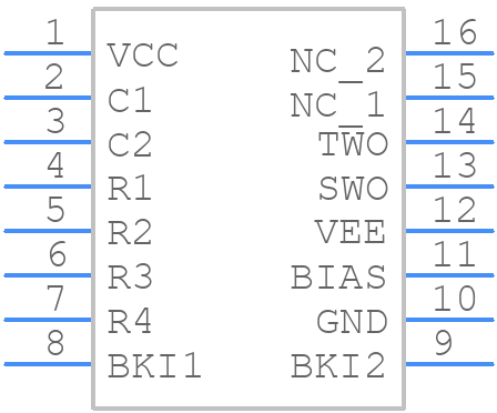 XR-2207ID - EXAR - PCB symbol