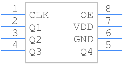 PI6C49X0204AWIE - Diodes Incorporated - PCB symbol