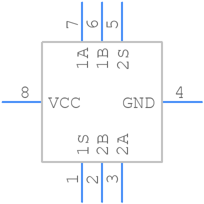 FSA1257 - onsemi - PCB symbol