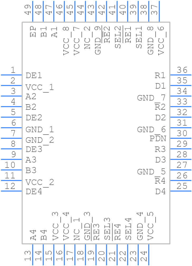 NB3N401SMNTXG - onsemi - PCB symbol