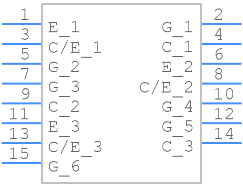 SLA5201 - SANKEN ELECTRIC CO. - PCB symbol