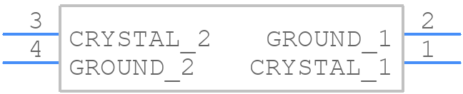EA3250FA12-25.000M - Ecliptek - PCB symbol
