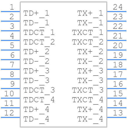HX5120NLT - Yageo Group - PCB symbol