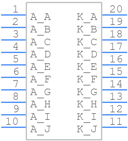 osx10201-b - OptoSupply - PCB symbol
