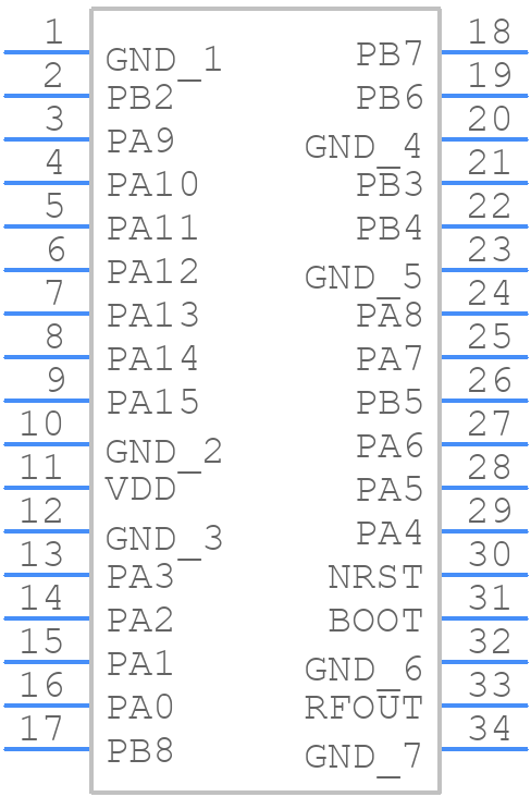 LSM100A - SEONG JI - PCB symbol