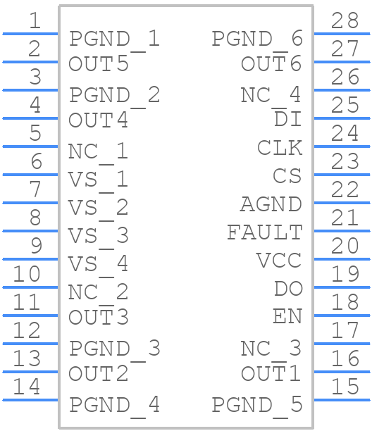 MP6526GY-P - Monolithic Power Systems (MPS) - PCB symbol