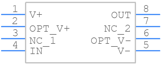 HFA1110IP - Renesas Electronics - PCB symbol