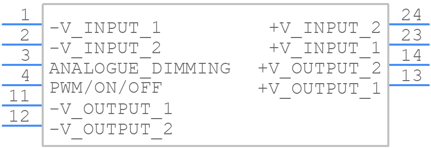 DLD-C140 - Cincon - PCB symbol
