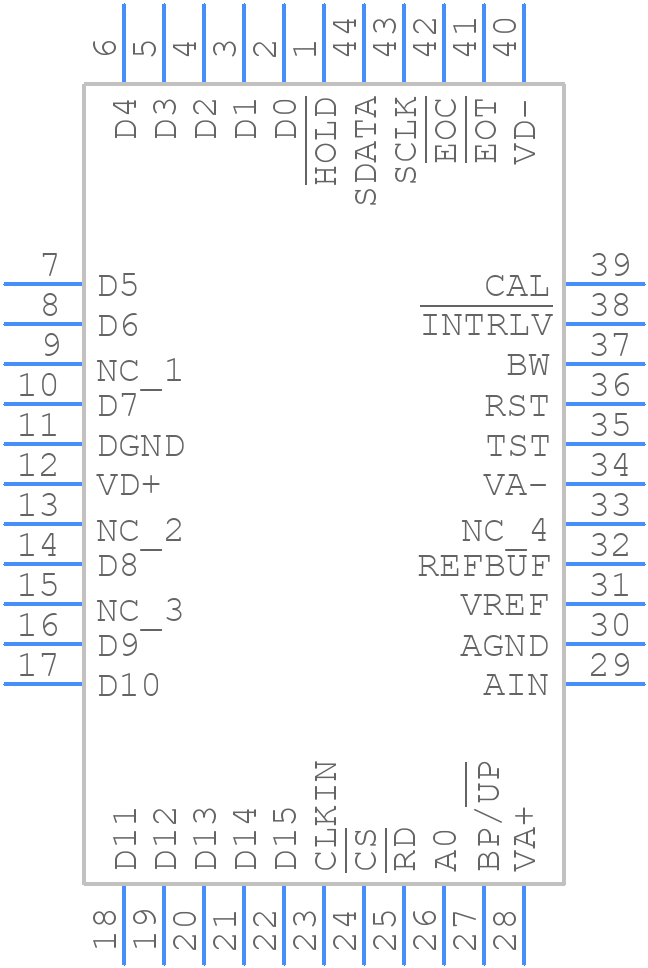 CS5014-BL14Z - Cirrus Logic - PCB symbol