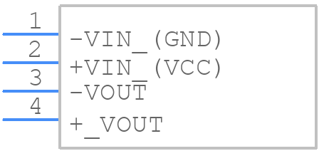 TMU 3-2412 - Traco Power - PCB symbol