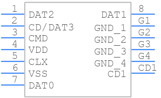 TF-115-BCP9 - XUNPU - PCB symbol