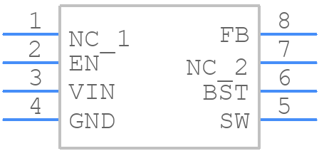 TPS563300DRLR - Texas Instruments - PCB symbol