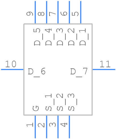 NTMTS001N06C - onsemi - PCB symbol