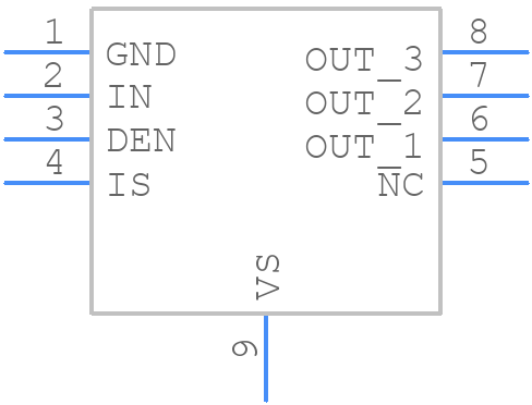 ZXMS81045SPQ-13 - Diodes Incorporated - PCB symbol