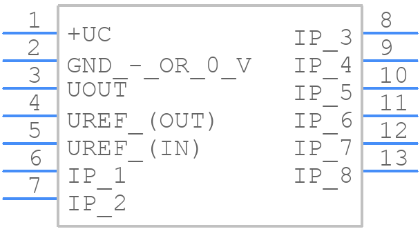 HOB 100-P - LEM - PCB symbol