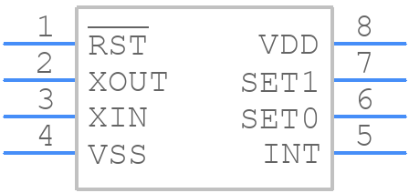 S-35720C02A-K8T2U - ABLIC Inc. - PCB symbol