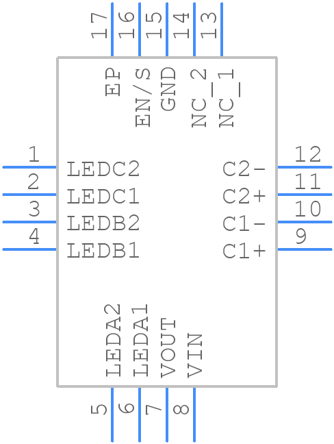 CAT3636 - onsemi - PCB symbol
