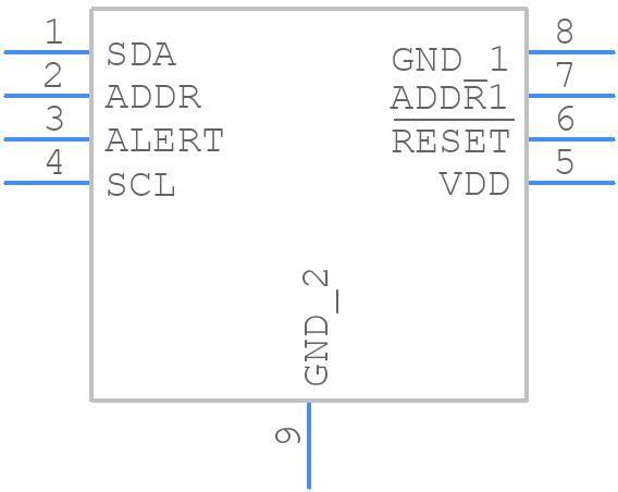 HDC3021QDEHRQ1 - Texas Instruments - PCB symbol