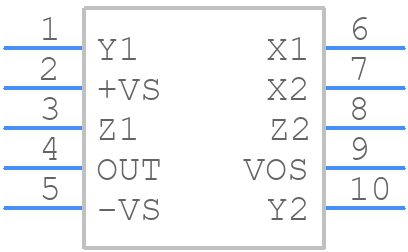 AD632AHZ - Analog Devices - PCB symbol