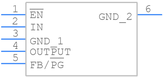 TPS75533KTTRG3 - Texas Instruments - PCB symbol