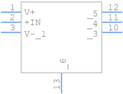 LTC6226HDC#TRPBF - Analog Devices - PCB symbol