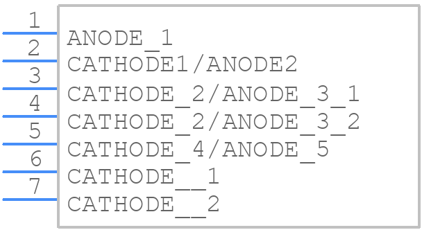 KW5 HQL631.TK-CDCJ-6L07M0-2LAL - ams OSRAM - PCB symbol