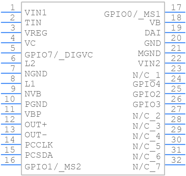 AYRE SA3291 - onsemi - PCB symbol