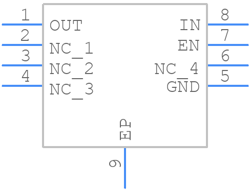 TPS78425BQWDRBRQ1 - Texas Instruments - PCB symbol