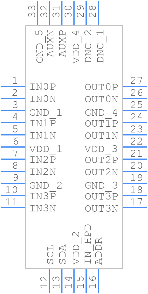 PI2DPX2063FLAEX - Diodes Incorporated - PCB symbol