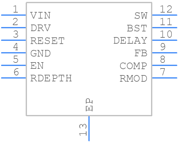 NCV890204MWR2G - onsemi - PCB symbol