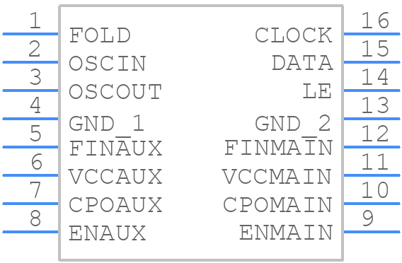 LMX1600TM - ROTH ELEKTRONIK - PCB symbol