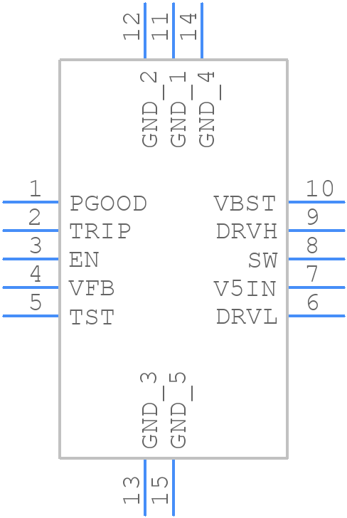 TPS51211DSCR - Texas Instruments - PCB symbol