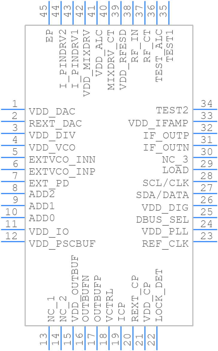 STW82102B - STMicroelectronics - PCB symbol
