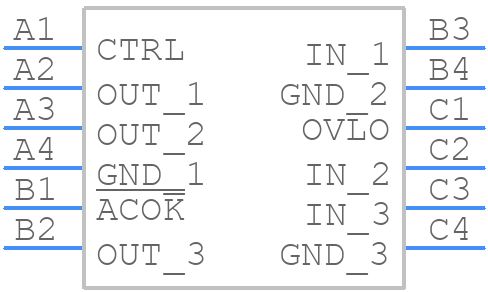 KTS1650BEVG-TR - Kinetic Technologies - PCB symbol