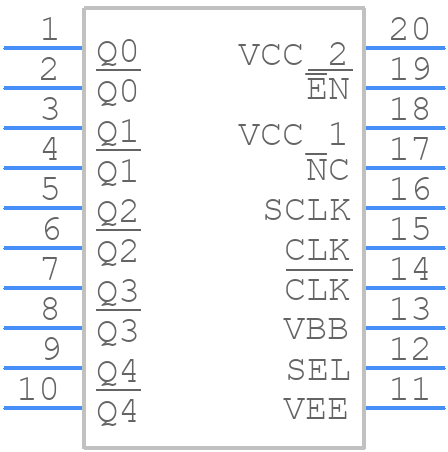 MC100LVEL14DWR2G - onsemi - PCB symbol