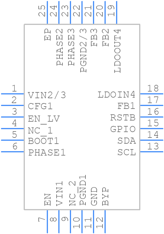 RAA271082A4HNP#AA0 - Renesas Electronics - PCB symbol