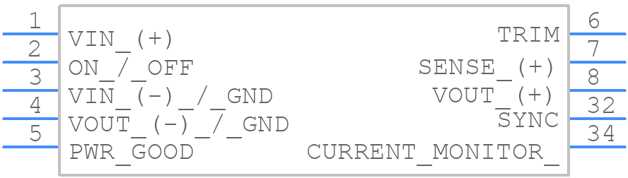 i7C4W008A120V-0F3-R - TDK Lambda - PCB symbol