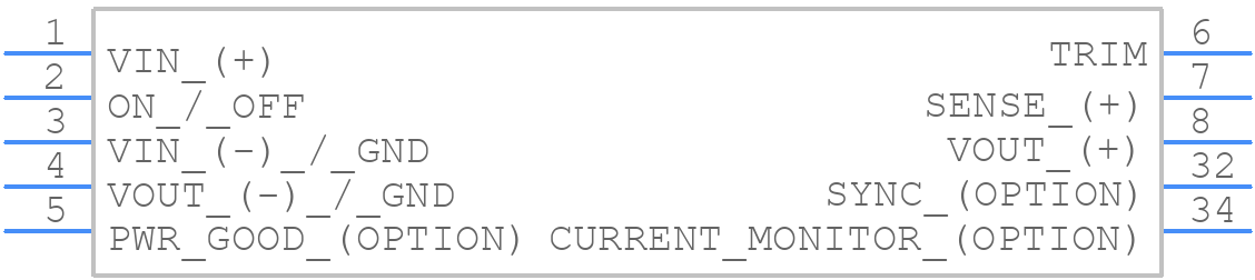 i7C4W012A050V-0F3-R - TDK Lambda - PCB symbol