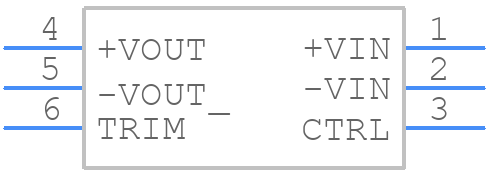 PXD60-48WS3P3 - TDK Lambda - PCB symbol