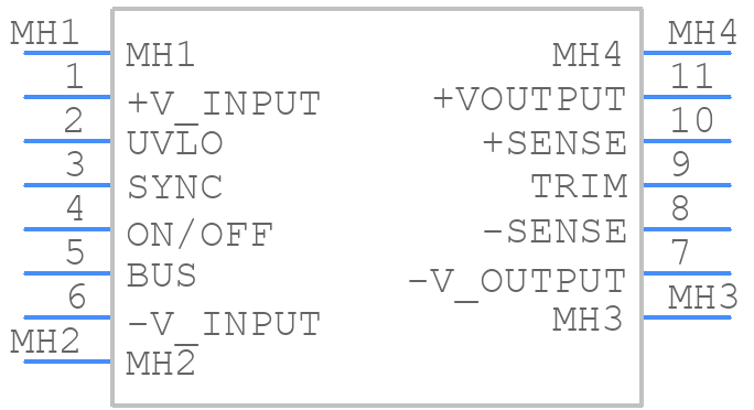 PYH200-72WS15 - TDK Lambda - PCB symbol