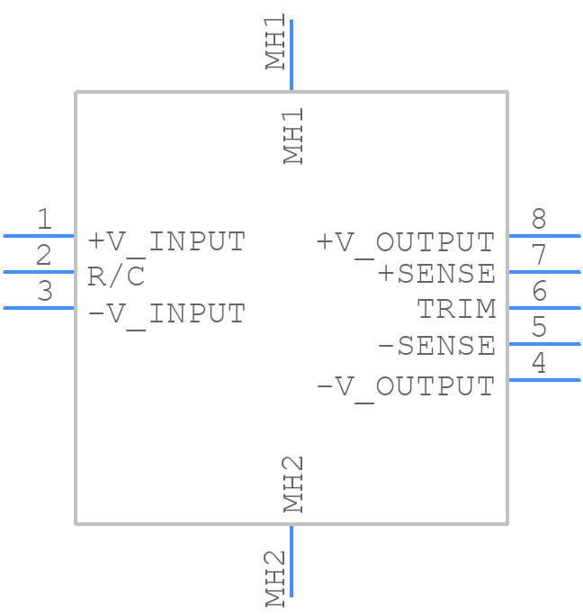 PYQ50-72WS05 - TDK Lambda - PCB symbol
