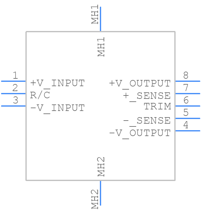 PYQ75-36WS24 - TDK Lambda - PCB symbol